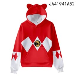 3 To 14 Years Kids Hoodies Mighty Morphin Clothing Boys Girls 3d Digital Printing Hoodie Cartoon Sweatshirt Children Clothes