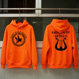 Camp Half Blood Hoodies Fall Winter Half Camp Game Men Women Orange Pullovers Percy Jackson Daughter Halloween Men Sweatshirt