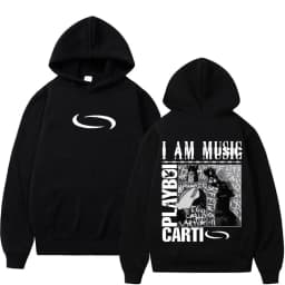 Playboi Carti I AM MUSIC Logo Hoodie Opium Ken Carson Narcissist Tour Antagonist Rap Sweatshirt Men Casual loose Oversized Hoody