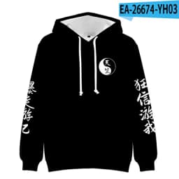 Tai Chi Diagram 3D Hoodie Men/women Chic Yin Yang Style Sweatshirt Fashion Harajuku Tracksuit Men Clothes Cosplay Costume