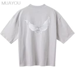 Dove Print Kanye Hoodie Men Women Streetwear 1:1 Sweatshirt High Quality Loose Double-Layer Heavy Fabric Pullover Ovesize hoodes
