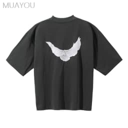 Dove Print Kanye Hoodie Men Women Streetwear 1:1 Sweatshirt High Quality Loose Double-Layer Heavy Fabric Pullover Ovesize hoodes