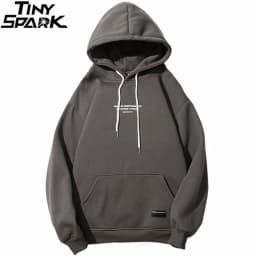 Mens 2025 Hip Hop Streetwear Harajuku Pullover Angel God Printed Hoodie Pocket Cotton Fleece Pullover Grey Hooded Sweatshirt