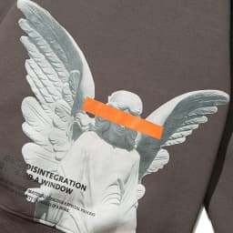 Mens 2025 Hip Hop Streetwear Harajuku Pullover Angel God Printed Hoodie Pocket Cotton Fleece Pullover Grey Hooded Sweatshirt
