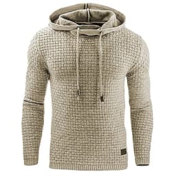 2026 New Hoodies Men Brand Male Plaid Hooded Sweatshirt Mens Hoodie Tracksuit Sweat Coat Casual Sportswear M-4XL Drop Shipping