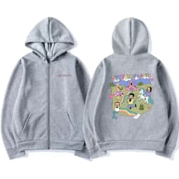 System of A Down Graphic Zipper Hoodie Men Women Vintage Rock Music Band Cartoon Graphic Zip Up Hoodies Coat Men's Zip Up Jacket