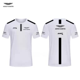 Aston Martin Racing Team Summer Men's New 3D Printed T-shirt Women's Outdoor Sports Top