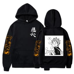 Haikyuu Manga Y2k Hoodies Japanese Anime Graphic Gothic Sweatshirts Fly High Karasuno Harajuku Vintage Pullovers Streetwear 90s