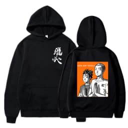 Haikyuu Manga Y2k Hoodies Japanese Anime Graphic Gothic Sweatshirts Fly High Karasuno Harajuku Vintage Pullovers Streetwear 90s