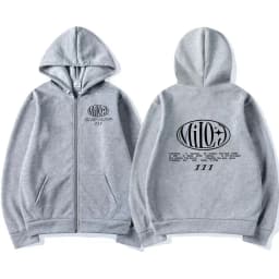 Rapper Milo J Zipper Hoodies 111 Music Album Zip Up Hooded Sweatshirts Men's Women Fashion Hip Hop Vintage Pullovers Fans Gift