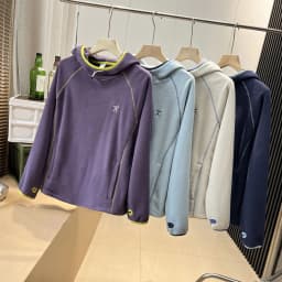 Unisex Sporty Fleece Hooded Sweatshirt: Casual Loose Fit, Perfect for Men & Women’s Everyday Style