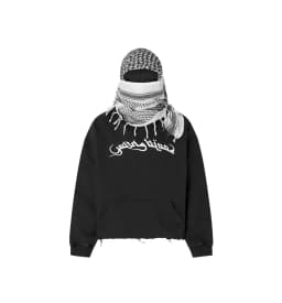 Harajuku Streetwear Hooded Sweatshirt Men Bandana Design Fashion Retro Hoodie Unisex Loose Fit Autumn Winter Trendy Style New