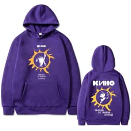 Legendary Russia Rock Band Viktor Tsoi Kino A Star Named Sun Double Sided Print Hoodie Men Women Fashion Oversized Sweatshirt