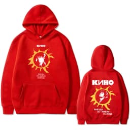 Legendary Russia Rock Band Viktor Tsoi Kino A Star Named Sun Double Sided Print Hoodie Men Women Fashion Oversized Sweatshirt