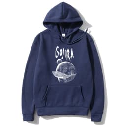 French Metal Band Gojira From Mars To Sirius Album Cover Hoodie Men Women Vintage Rock Oversized Pullover Mens Casual Hoodies