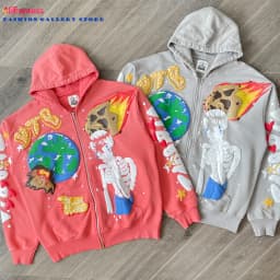 VERTABRAE Cosmic Zip Up Hoodie