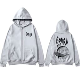French Metal Band Gojira From Mars To Sirius Album Cover Zipper Hoodie Men Women Vintage Rock Oversized Fleece Zip Up Hoodies