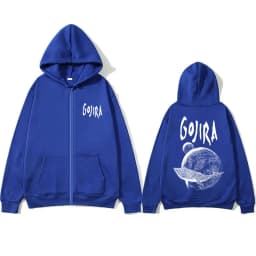 French Metal Band Gojira From Mars To Sirius Album Cover Zipper Hoodie Men Women Vintage Rock Oversized Fleece Zip Up Hoodies
