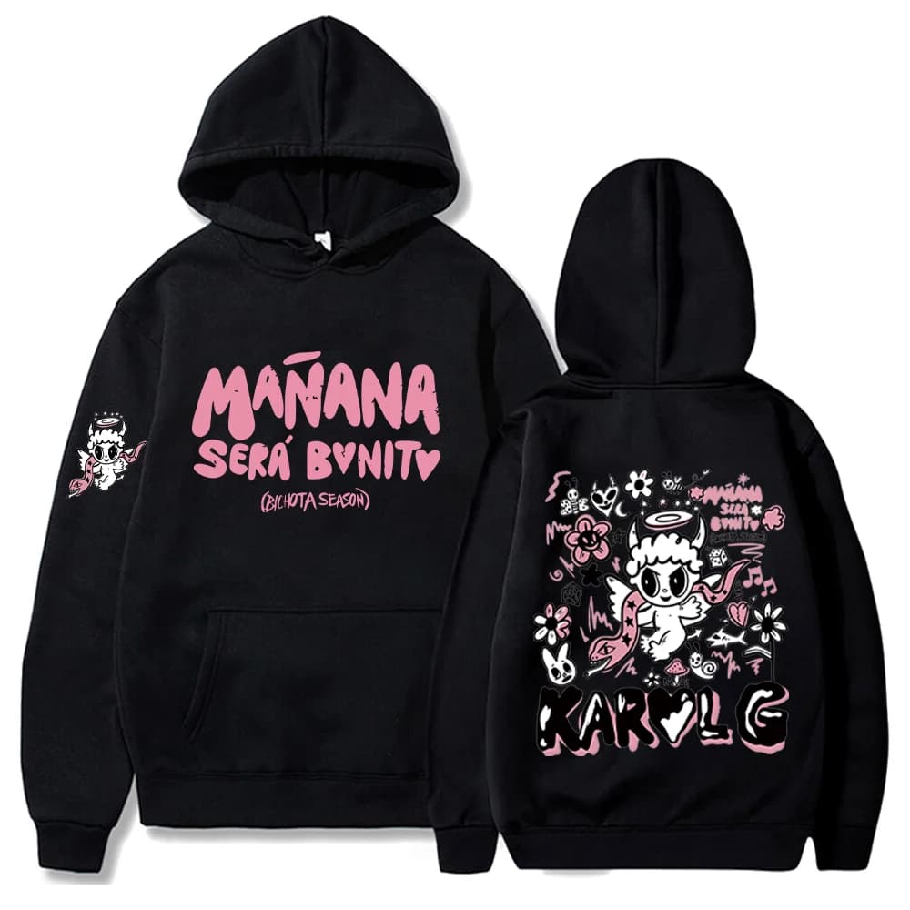 Hoodie Hiphop Streetwear Manana Sera Bonito Sweatshirts Men Woman Casual Long Sleeve Harajuku Oversized Pullover