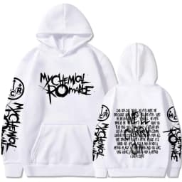 My Chemical Romance Double Sided Graphic Hoodies Streetwear Black Parade Punk Emo Rock Pullover Men's Women Hooded Sweatshirts