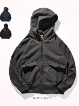 Autumn Winter American Heavyweight Hooded Hoodies Men's Fashion Pure Cotton Long Sleeve Thickened Plus Velvet Casual Sportwear