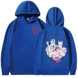 Anime JoJo Bizarre Adventure Hoodies Kira Yoshikage Killer Queen Sweatshirts Men Women Clothing Fashion Casual Comfort Pullovers