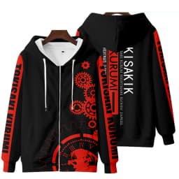 Japanese Anime Tobiichi Origami Tokisaki Kurumi Cosplay Costume 3D Print Hoodies Men Women Long Sleeve Sweatshirt Casual Jackets