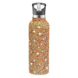 350/500/750/1000ML Bling Diamond Tumble Insulated Cup Sport Vacuum Flask Stainless Steel Large Capacity Portable Water Bottle