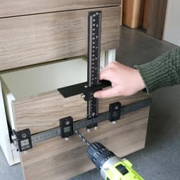 Adjustable Cabinet Hardware Jig Tool - Alignment & Positioning for Precise Drilling,Dowelling and Installation