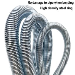 5pcs Premium Outside Style Spring Copper Tube Benders Manual Internal Folding Bending Line Pipe for O.D. 1/4" To 5/8" Pipes
