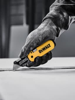 DEWALT DWHT10990 Utility Knife Atomic Compact Flip Folding Slide & Click Compact Series DIY Practical Art Knife
