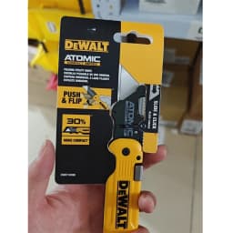 DEWALT DWHT10990 Utility Knife Atomic Compact Flip Folding Slide & Click Compact Series DIY Practical Art Knife