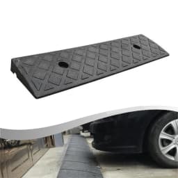 1pc Plastic Kerb Ramp Non-Slip Threshold Ramp 30mm Height For Cars Bicycles Wheelchairs Going Uphill Smooth Transitions