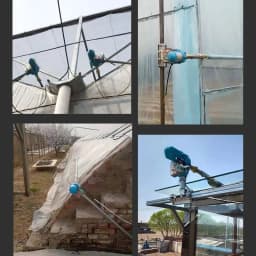 Electric Film Roller Greenhouse Roll Up Tools 24V Motor Electric Film Roll Machine 100W/150W Film Winding Machine