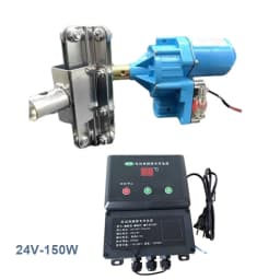 Electric Film Roller Greenhouse Roll Up Tools 24V Motor Electric Film Roll Machine 100W/150W Film Winding Machine