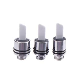 Single Hot Knife Ceramic Heat Tip Coil With Cover Cap 11.5mm Black Silver Cut Wax Accessory Tool
