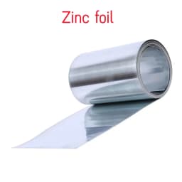High Purity Zinc Foil Zinc Plate Zn99.995% for Scientific Research and Experiment