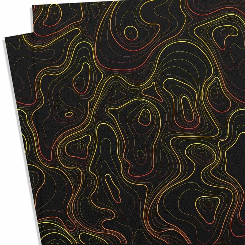1pc Contour Line Pattern KYDEX Thermoplastic Sheet Board For Holster Knife Sheath Scabbard Plate Cover DIY Making Material
