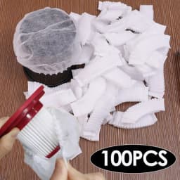 100PCS Disposable Vacuum Cleaner Filter Protective Cover Non-woven Fabric Dust Collection Filter Cover For Vacuum Cleanner