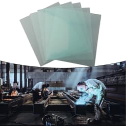 5pcs/set Protective Film For Welding Helmet Anti-Spatter Lens Protective Replacement Parts Welding Accessories