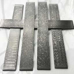 1piece VG10 Sandwich Damascus Steel for DIY Exquisite Knife Making Wave Pattern Steel Knife Blade Blank Has Been Heat Treatment