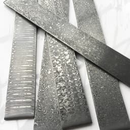 1piece VG10 Sandwich Damascus Steel for DIY Exquisite Knife Making Wave Pattern Steel Knife Blade Blank Has Been Heat Treatment