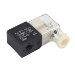 Air Pump Solenoid Valve 220V Air Compressor Solenoid Valve Power-Off Vent Exhaust Valves Mute Oil-Free Coil With Light With Wire
