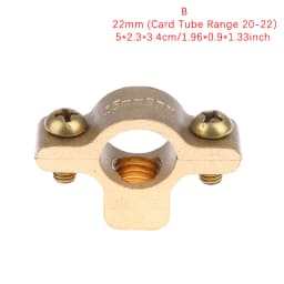 1pc Fit 15mm 22mm 28mm 35mm 40mm OD Tube Brass M10 Pipe Clamp Bracket Support Hanger Fixed Plumbing Water Replacement Parts