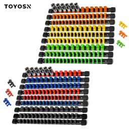 1/4' 3/8' 1/2' Wrench Holders Traight Plastic Universal Socket Organizer Rail Bracket Repair Tools Socket Wall Wrench Home Tools
