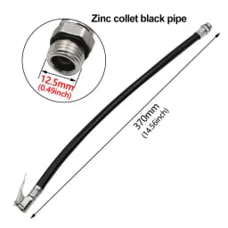 Tire Inflator Hose Inflatable Adapter Twist Tyre Air Pump Extension Tube Connection Locking Air Chuck for Bike Moto 9.5/12.5mm