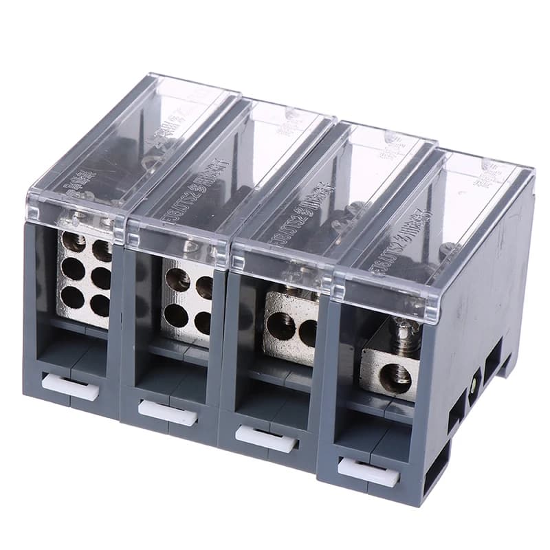 ﹝HOT﹞150A Din Rail Terminal Block Distribution Box One in Multiple out Universal Power Junction Box for Circuit Breaker