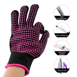 Heat-insulating Anti Slip Gloves Double-sided Bead Gloves Hairdressing Tools Curling Irons Straighteners Anti Scalding
