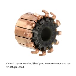1Pcs Electric Motor Commutator 5x11.3 x12.6mm 7P 3.17x10.5x12.5/4x10.4x12mm 8P 7.96/8x19.2x16mm 12P Teeth Copper for Power Tools