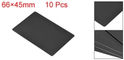 Uxcell 10Pcs Blank Metal Business Card Painted Aluminum Alloy Blanks Card DIY Laser Printing